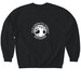 Monochrome OGFN Logo, a Black Softstyle Crewneck Sweatshirt