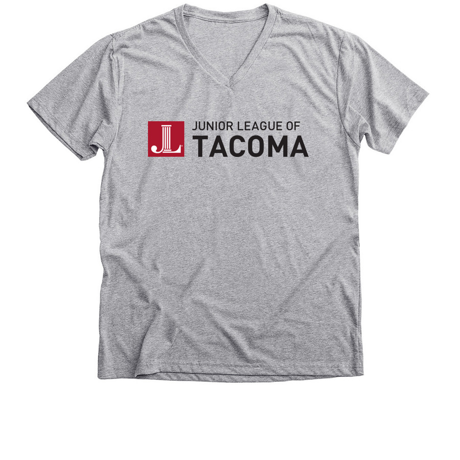 JLT Logo Shirt, a Athletic Heather Premium V-Neck Tee