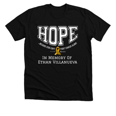 Ethan Villanueva Memory Ware, a Solid Black Blend Premium Unisex Tee