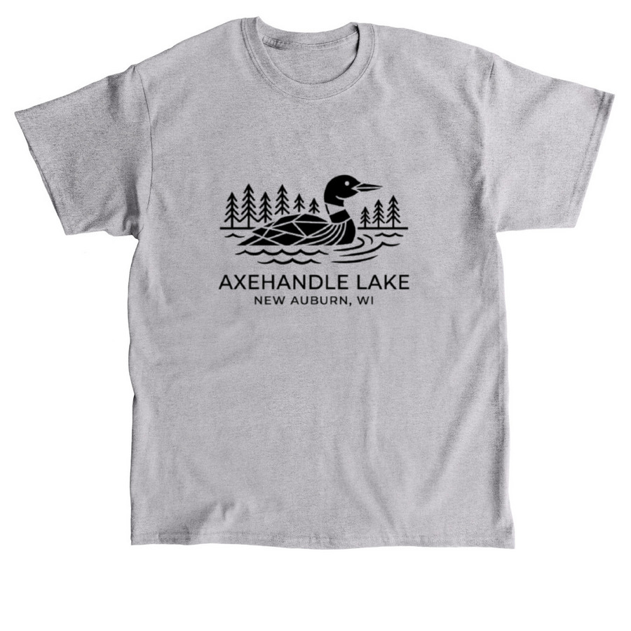 Shirts with Black Logo, a Sport Grey Classic Unisex Tee