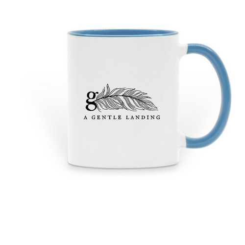 AGL Mug (Two-toned), a Light Blue Two-Tone Ceramic Mug