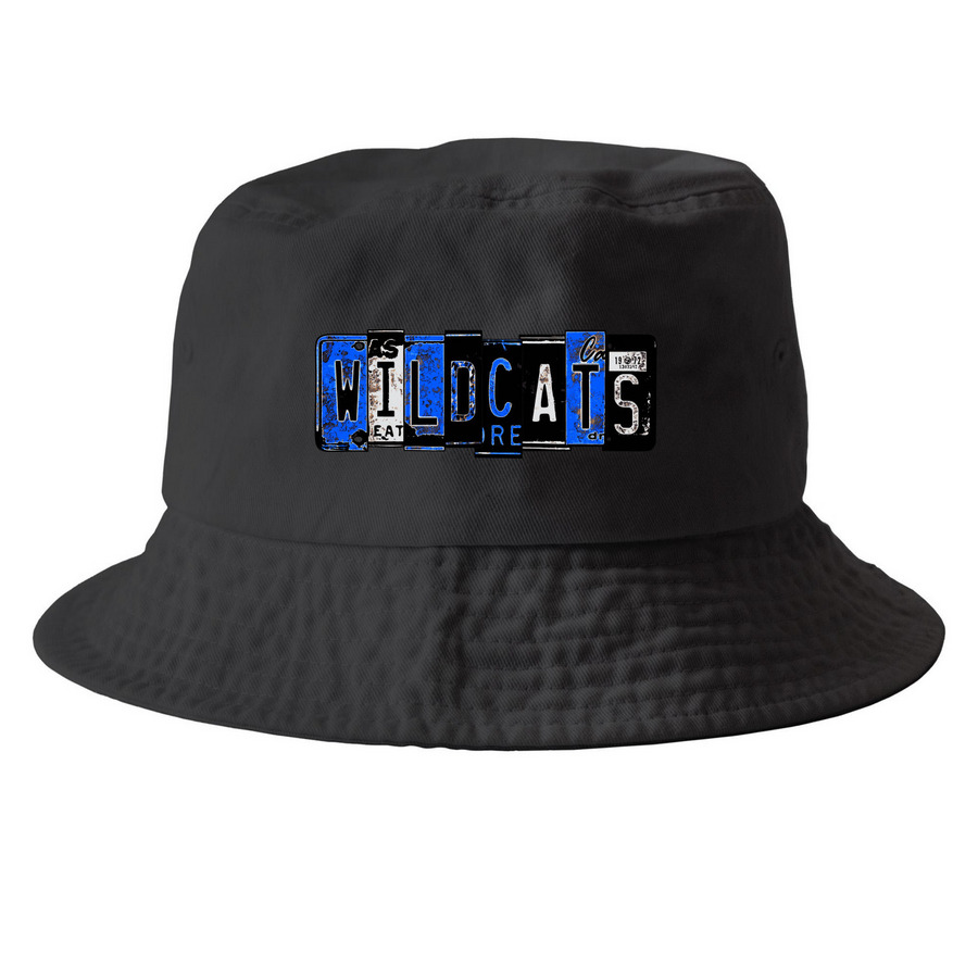 Wildcats Bucket Hat, a Black Printed Bucket Hat
