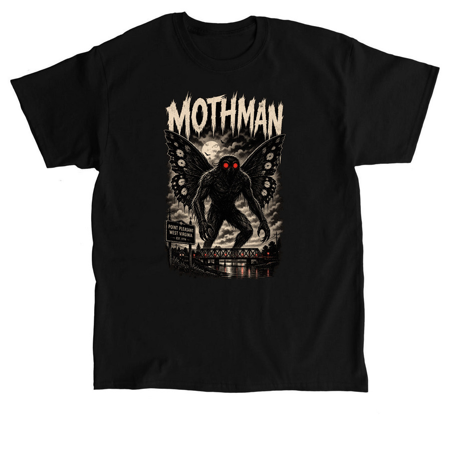 Mothman: Legend of Point Pleasant&nbsp;, a Black Classic Unisex Tee