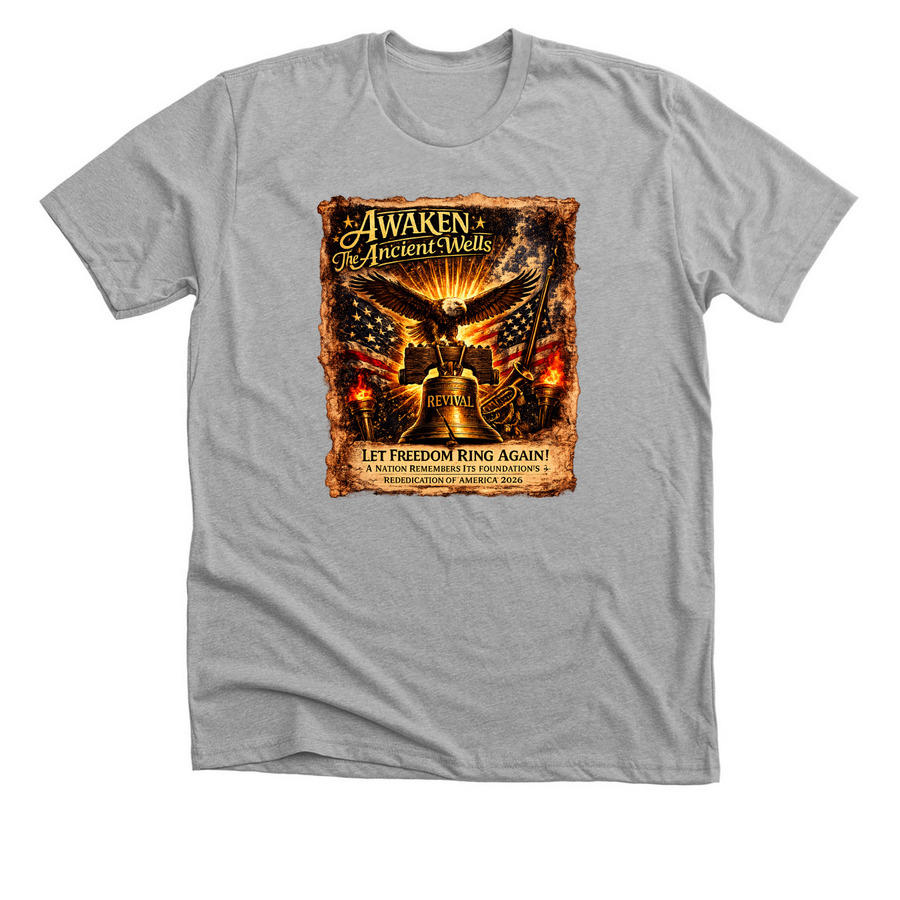 Fundraising for Israel Trip, a Athletic Heather Premium Unisex Tee