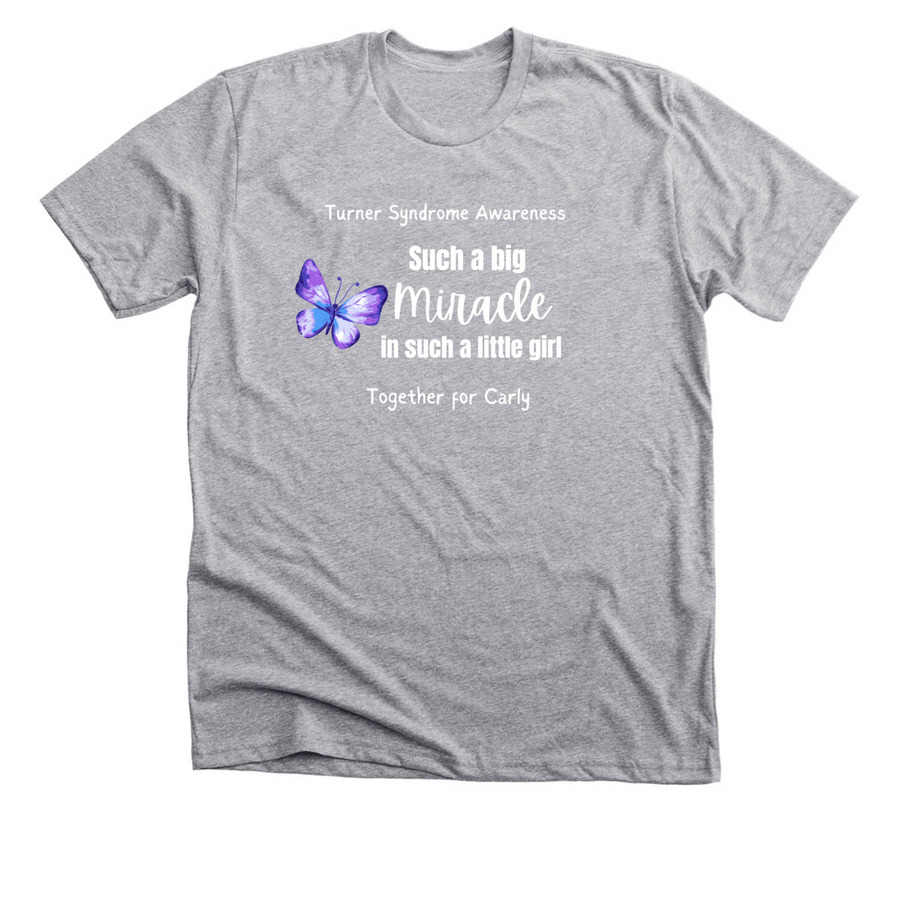 Turner Syndrome Awareness&nbsp;, a Athletic Heather Premium Unisex Tee