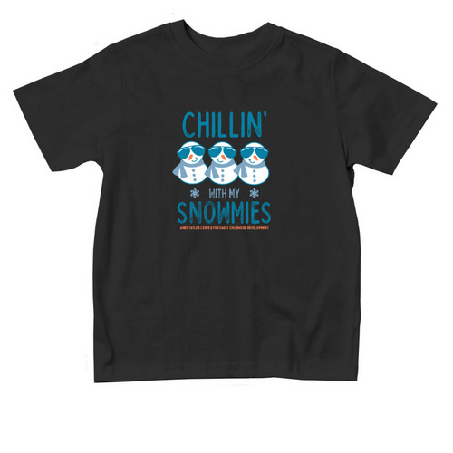 ATC-Snowmies-Toddler Tee, a Black Toddler Tee