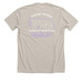 Nebraska Grit (Purple), a Heather Dust Premium Unisex Tee (back-view)