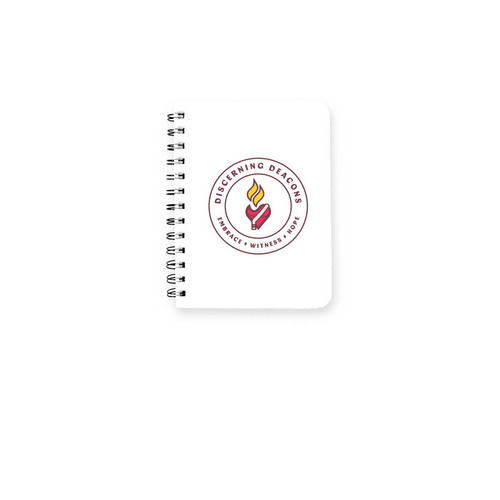 Discerning Deacons Notebook, a White Spiral Notebook