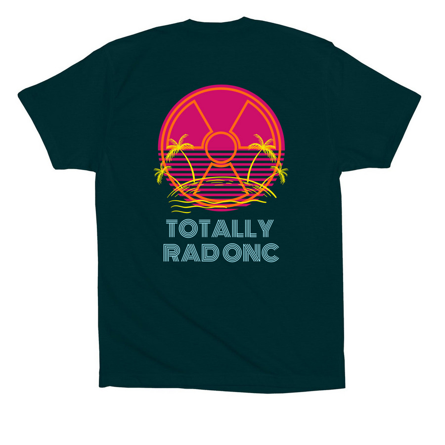 Upstate Radiation Oncology, a Atlantic Premium Cotton Tee (back-view)