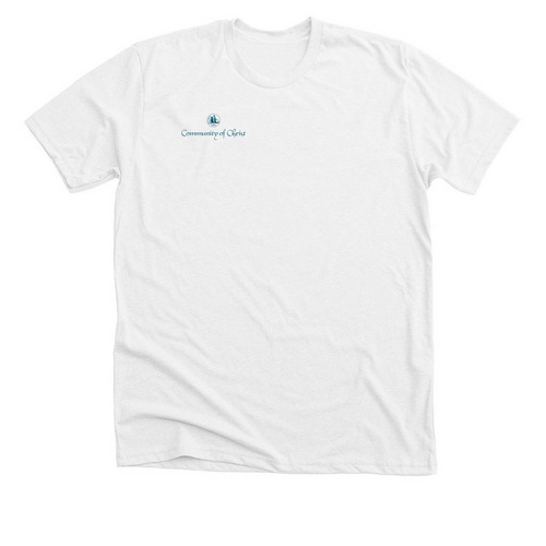 Temple, a Solid White Blend Premium Unisex Tee
