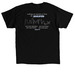 Romans 8:38 what can separate us?, a Black Classic Unisex Tee (back-view)