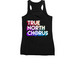 Rainbow Logo Racerback Tank, a Black Women's Racerback