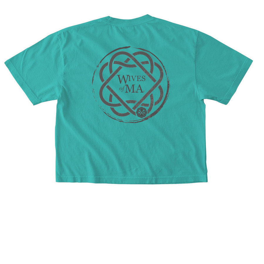 Wives of MA&nbsp;, a Chalky Mint Comfort Colors Boxy Tee (back-view)