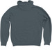 ASAP Zip Hoodie, a Heather Slate Zip Up Hoodie (back-view)