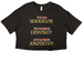 Chosen, Favored, Anointed, a Black Women?s Cropped Cotton Tee
