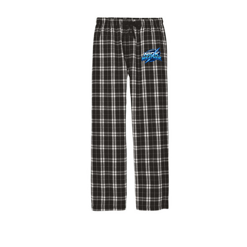 nick weather football&nbsp;, a Black Flannel Pajama Pant