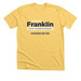 Robert Franklin Logo 1, a Heather Yellow Gold Premium Unisex Tee