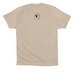 CRANE COUNT LIGHT, a Tan Premium Cotton Tee (back-view)