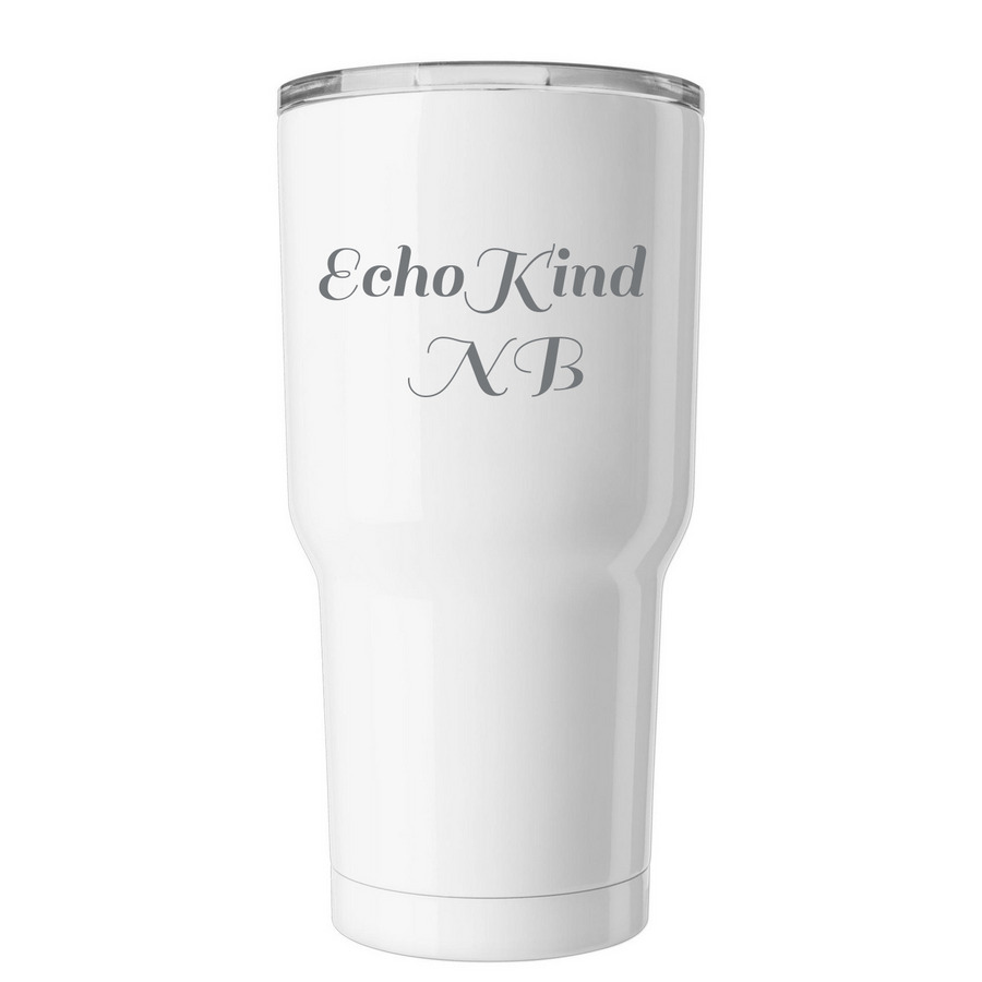 GO ECHO, a White Insulated Tumbler