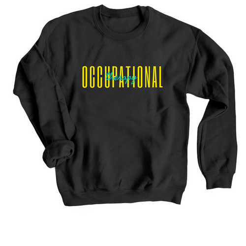 Brain Injury Recovery Foundation!&nbsp;, a Black Crewneck Sweatshirt