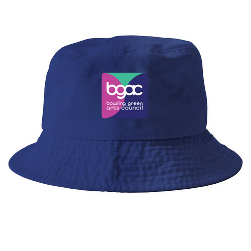 BGAC Bucket Hat, a Royal Blue Printed Bucket Hat