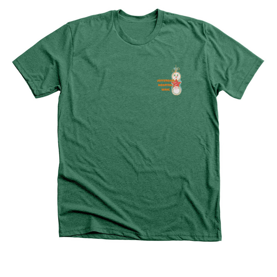WAIC 2025 Winter Tshirt, a Heather Grass Green Premium Unisex Tee