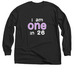 I AM 1 in 26, a Black Classic Long Sleeve Tee