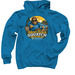 Warm Beach Squatch: Age Out Loud, a Sapphire Pullover Hoodie