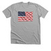 American Flag, a Athletic Heather Premium Unisex Tee