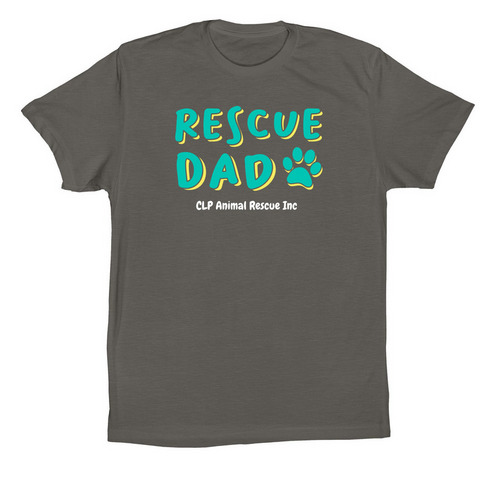 Rescue dad&nbsp;, a Asphalt Premium Cotton Tee