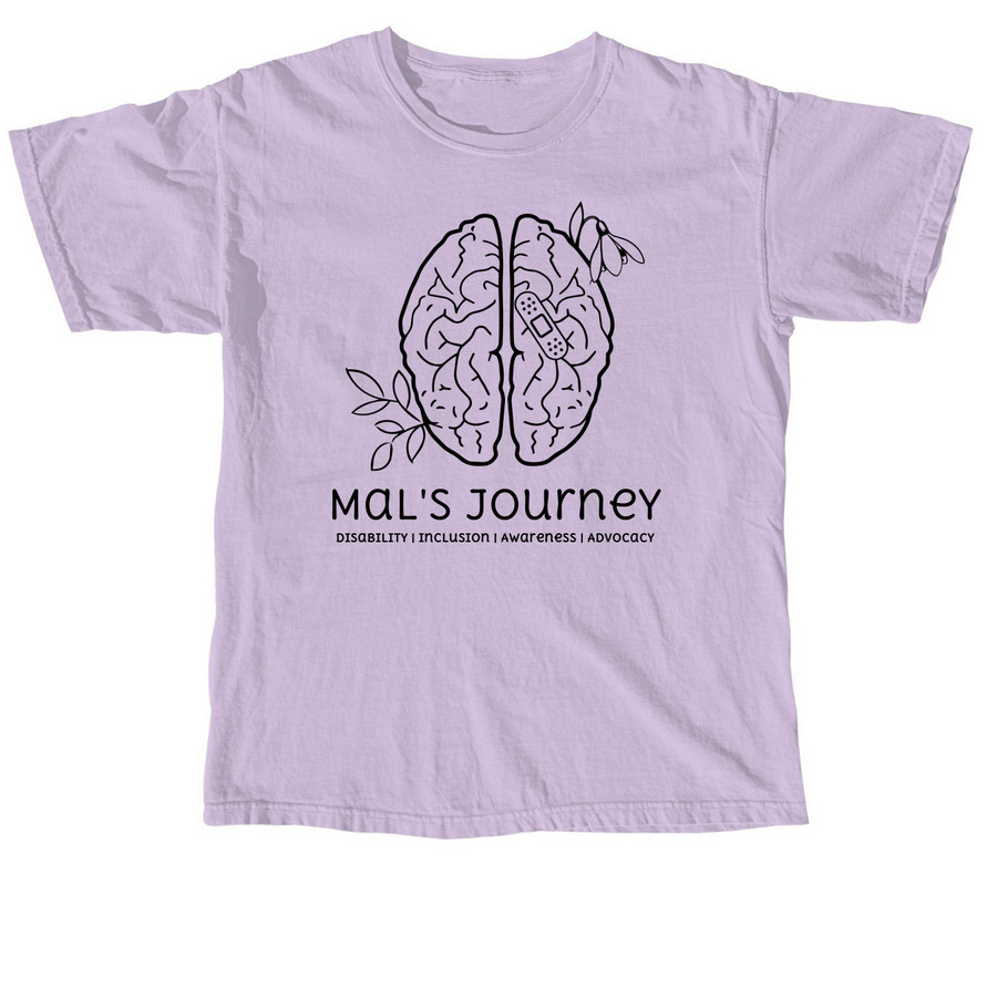Mal's Journey Apparel, a Orchid Comfort Colors Unisex Tee