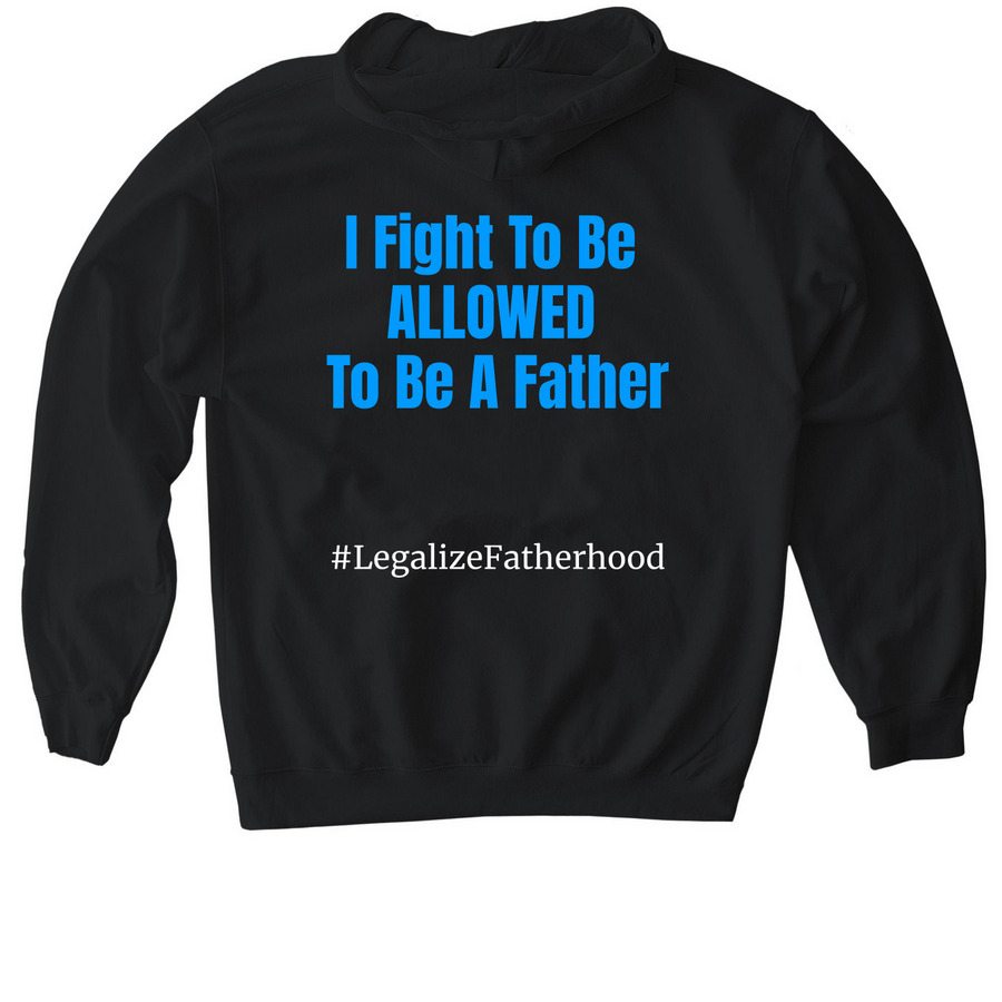The Original&nbsp;, a Black Gildan Softstyle Pullover Hoodie (back-view)