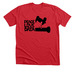 Peace Love Data, a Heather Red Premium Unisex Tee