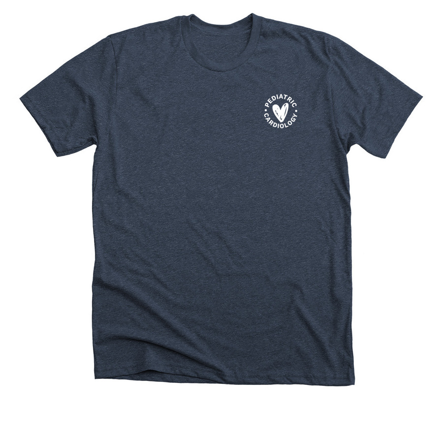 1 in 100&nbsp;, a Heather Midnight Navy Premium Unisex Tee