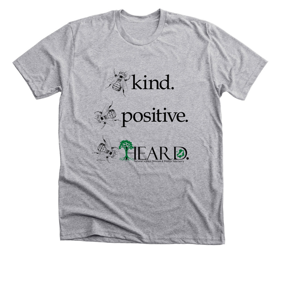 Bee Heard Shirt, a Athletic Heather Premium Unisex Tee
