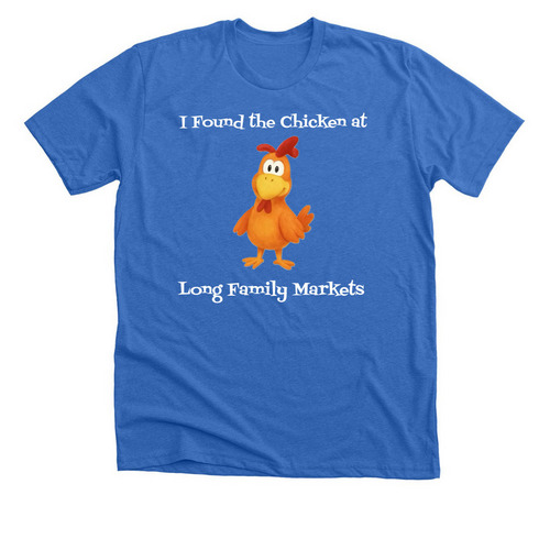 Chicken Hunt, a Heather True Royal Premium Unisex Tee
