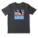 iCDUX8: Active & Performance Wear, a Anthracite Nike Dri-FIT Jersey Blend Performance Tee (back-view)
