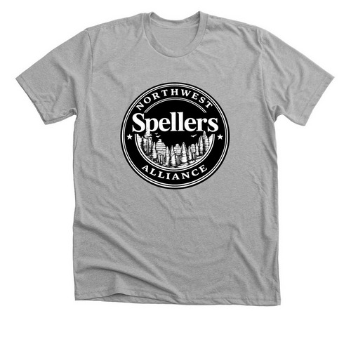 NW Spellers Alliance, a Athletic Heather Premium Unisex Tee