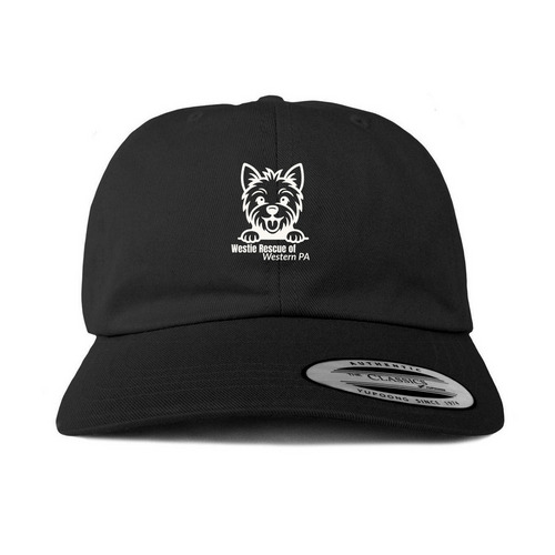 Westie Rescue Hat #2, a Black Printed Classic Baseball Cap