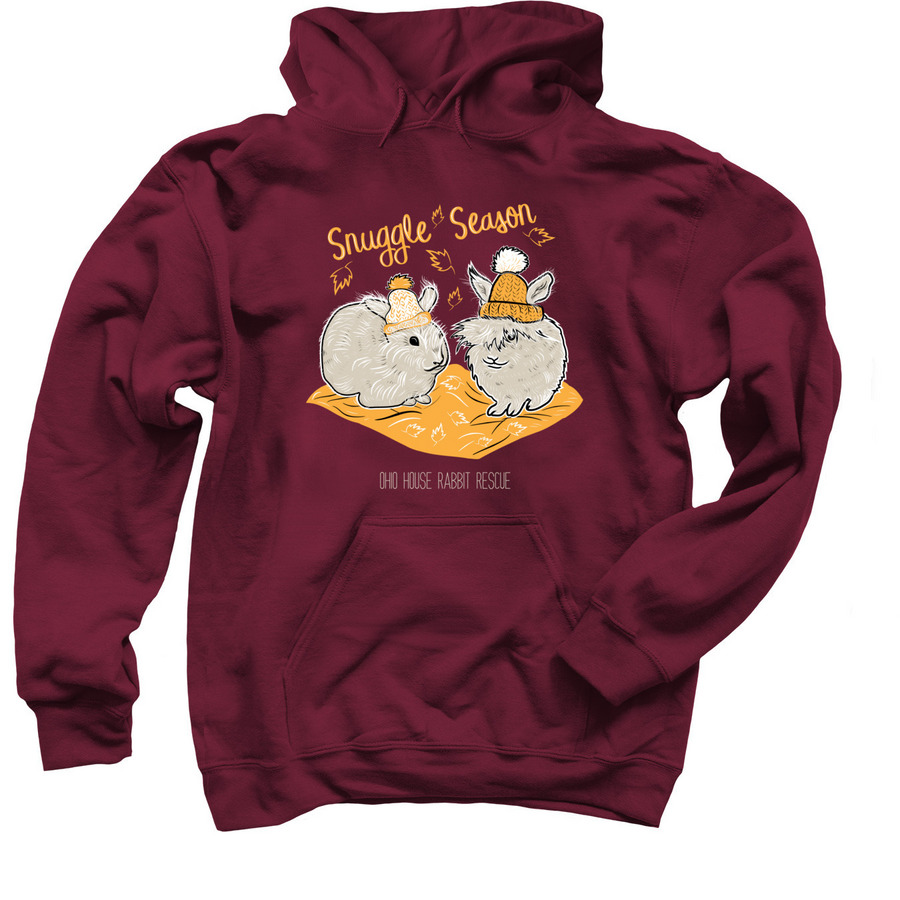 OHRR Snuggle Season, a Maroon Pullover Hoodie