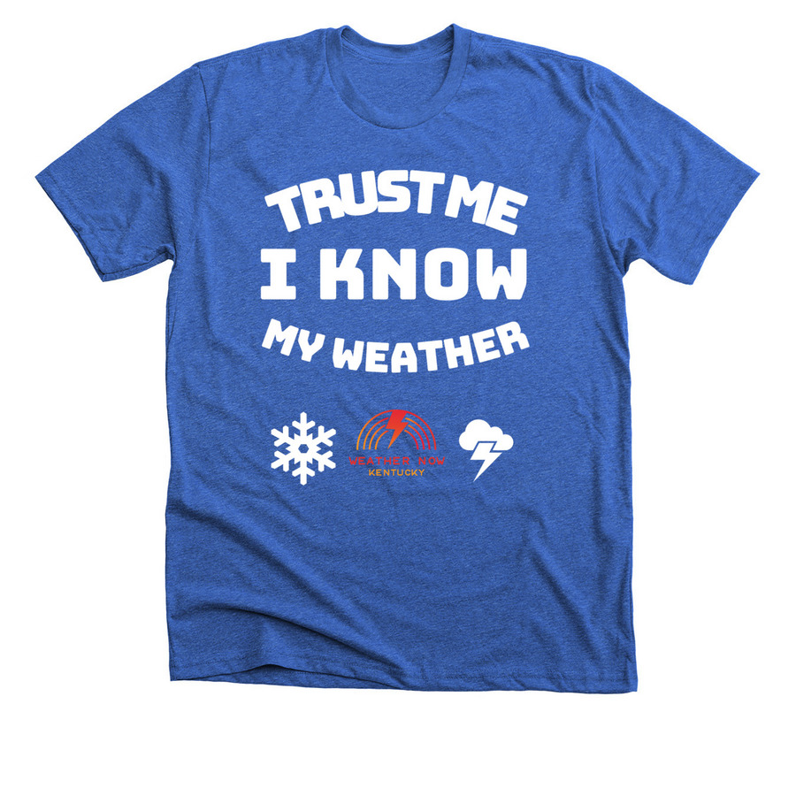WNK KNOWS!, a Heather True Royal Premium Unisex Tee