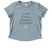 corks, bubbles, beaches & guitars, a I Like You Blue Allmade Eco Triblend Women?s Scoop Neck Tee