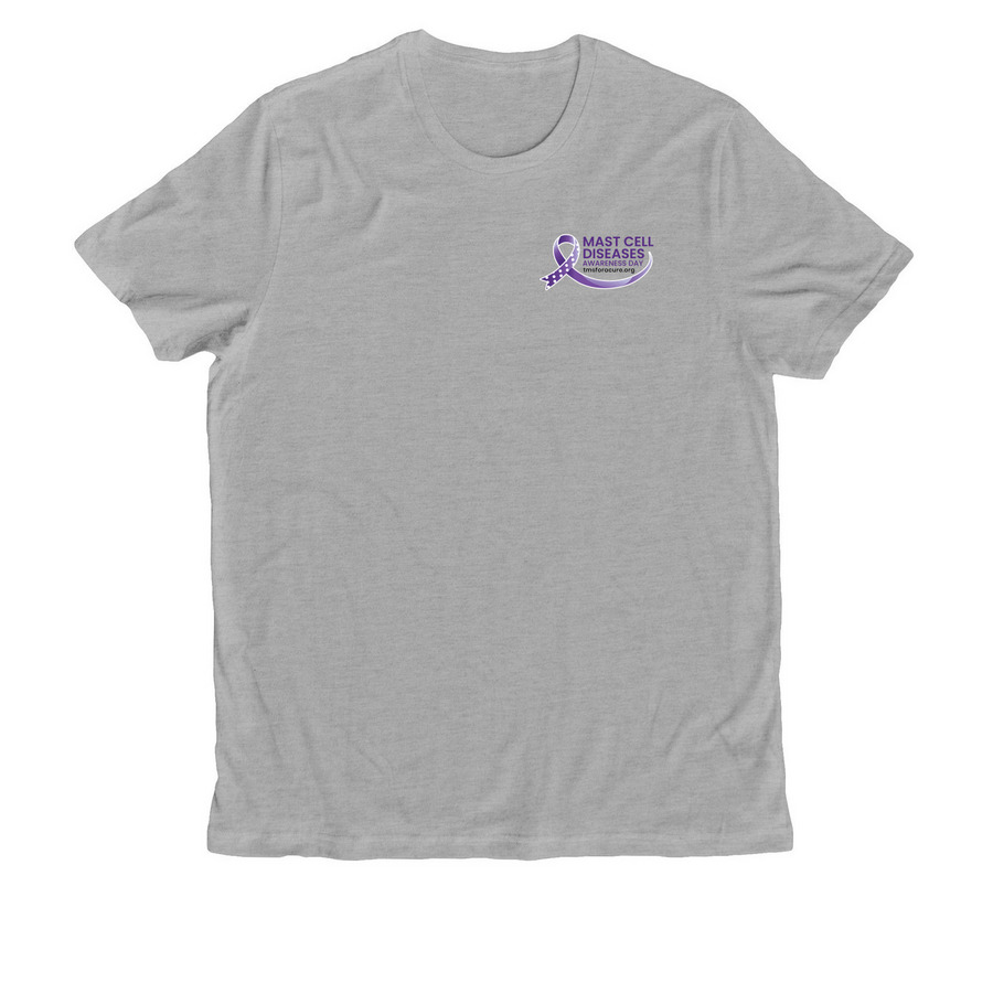 MCD Awareness 2026, a Granite Grey Heather Allmade Organic Cotton Unisex Tee