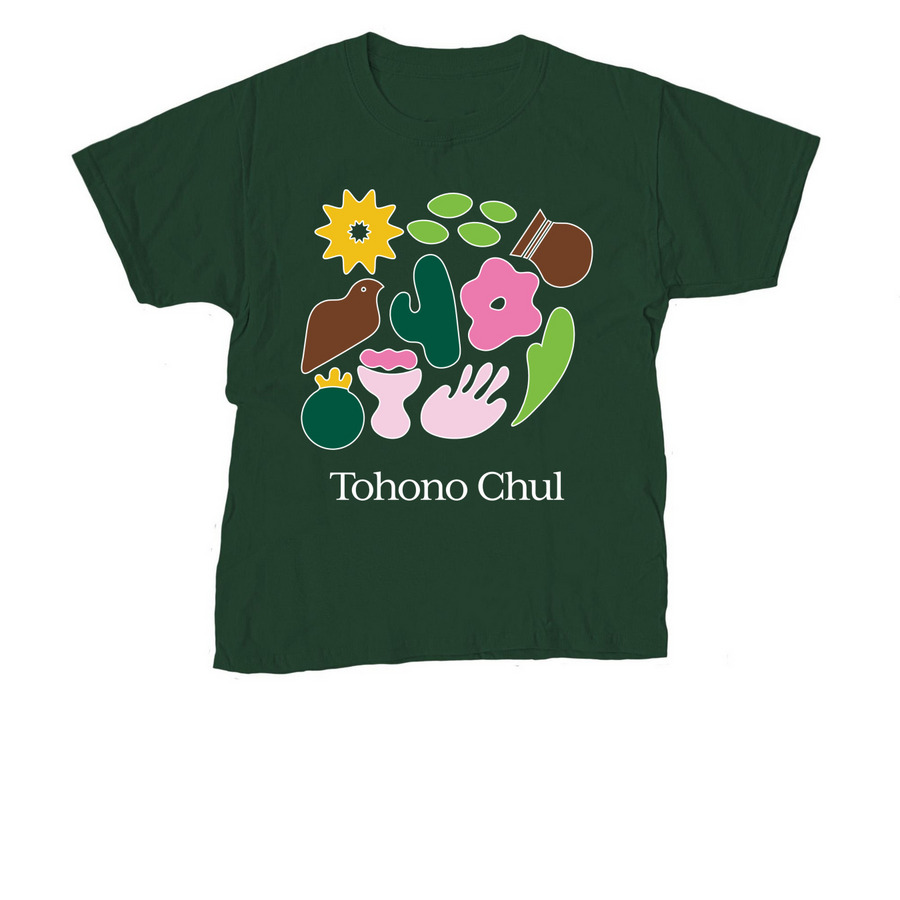 Tohono Chul "40th Anniversary" Tee, a Forest Green Youth Unisex Tee