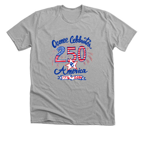 Fireworks 250, a Athletic Heather Premium Unisex Tee