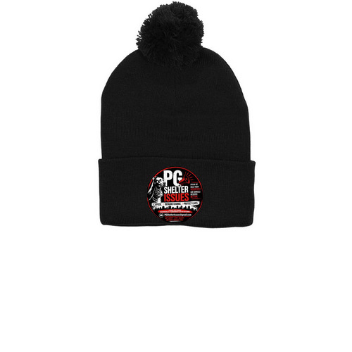 We Speak Because They Can't ? PGCAS Reform, a Black Printed Pom-Pom Beanie