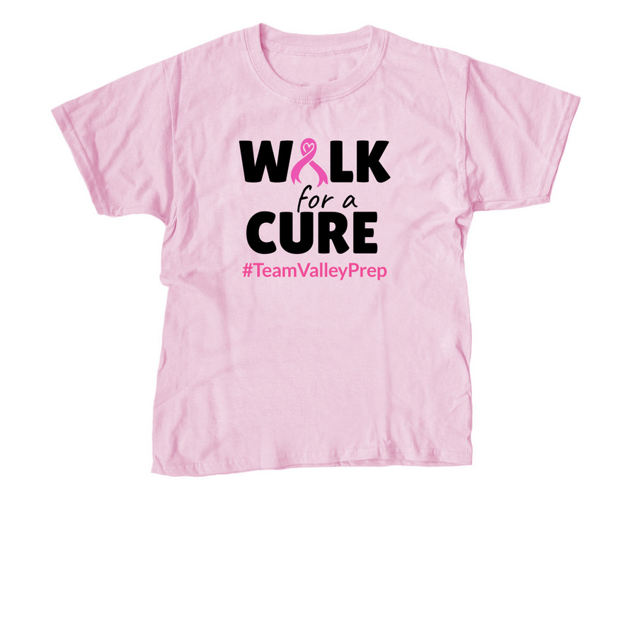 Youth Believe Walk Shirts&nbsp;, a Light Pink Youth Unisex Tee