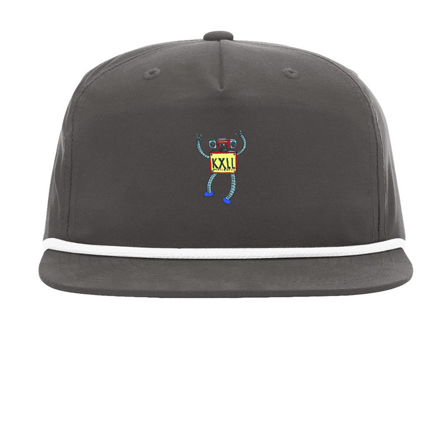 KXLL Robot - Hats, a Charcoal/ White Printed Umpqua Snapback Cap