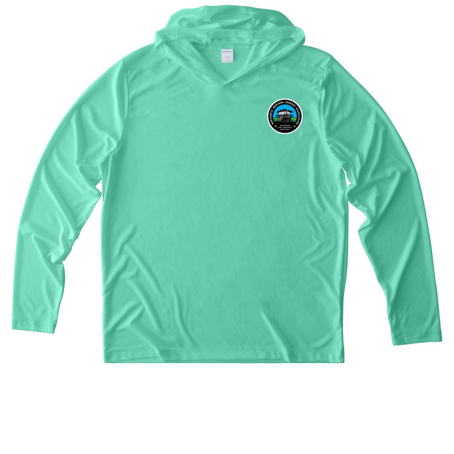 Activewear, a Bright Seafoam UV Performance Long Sleeve Hoodie