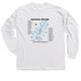 Lochsa Map, a White Classic Long Sleeve Tee (back-view)